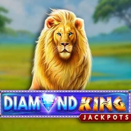 Diamond King Jackpots logo – Jackpots by SpinPlay Games at Big Casino