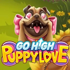 Go High Puppy Love by RubyPlay, showcased at bigcasinologin.it – game logo
