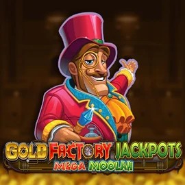 Jackpots logo of Gold Factory Jackpots Mega Moolah from Aurum Signature Studios at Big Casino