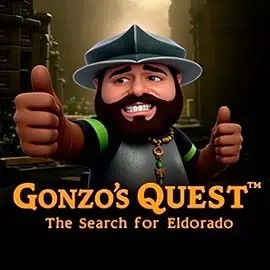 Logo of Gonzo's Quest from NetEnt at Big Casino
