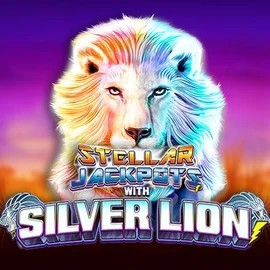 Stellar Jackpots with Silver Lion logo – Jackpots by Lightning Box Game at Big Casino